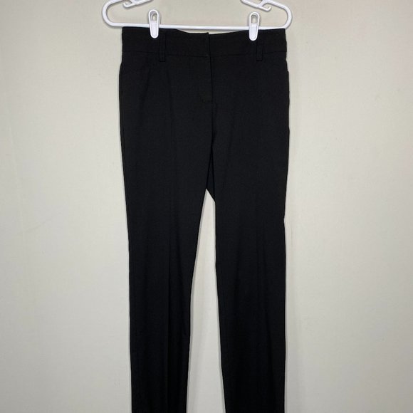 Bocaccio Uomo Pleated Dress Pants Women's 16R Black Pinstriped Business Office - Picture 1 of 13